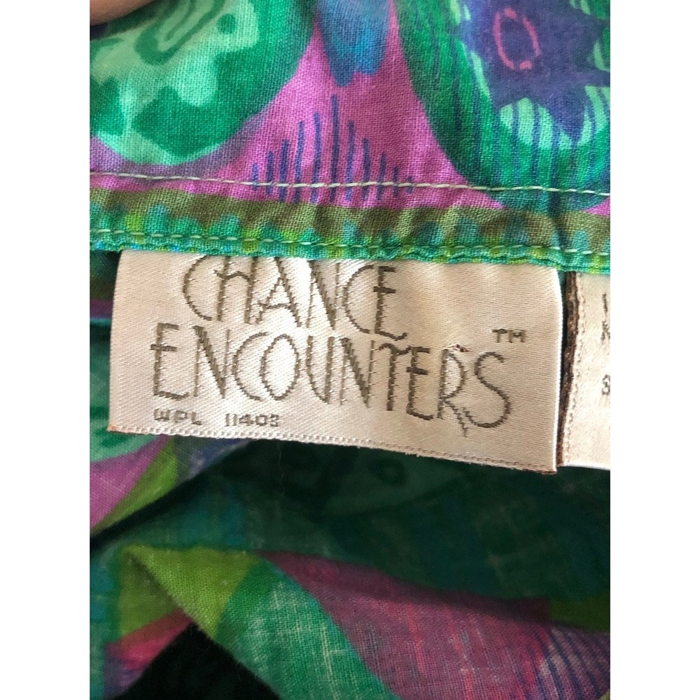 Vtg Kaftan 100% Cotton Long Kaftan Dress Caftan Vibrant Colors Kimono One Size - Picture 8 of 10